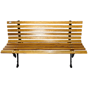 Banco de Jardim modelo Tamandua 140cm com madeira Lyptus