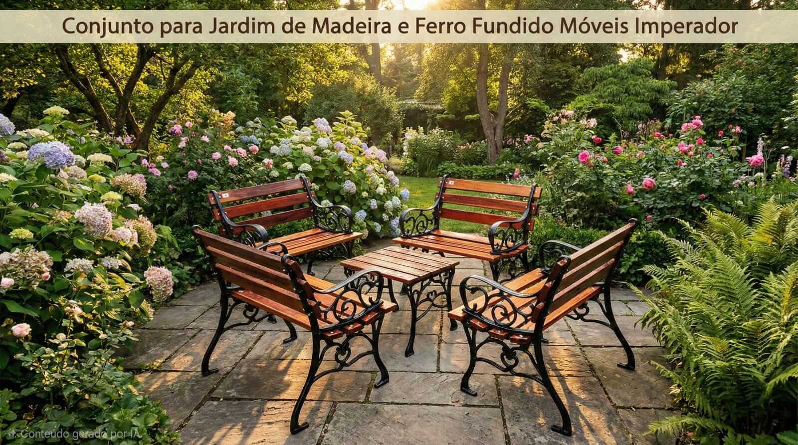Guia Completo Conjuntos de Jardim Móveis Imperador